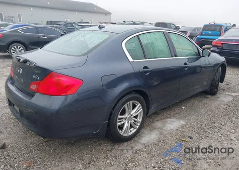 2010 Infiniti G37X z USA, uszkodzony, nr VIN JN1CV6AR8AM456095